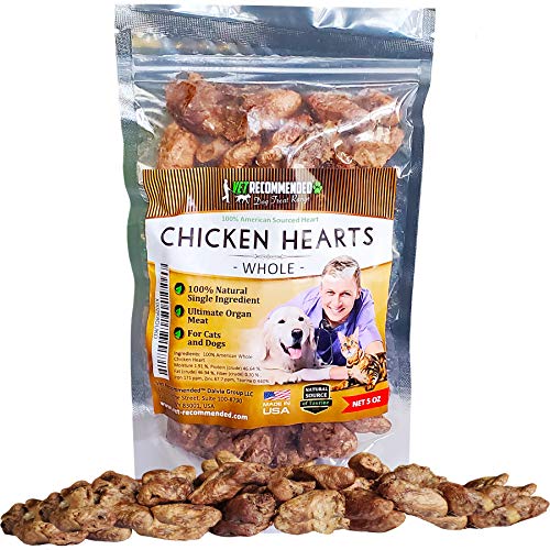 USA Made Chicken Hearts for Cats & Dogs
