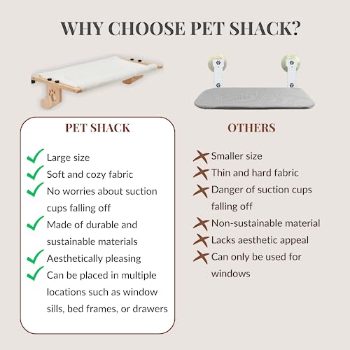 Large Cat Window Perch - Sturdy Cat Hammock