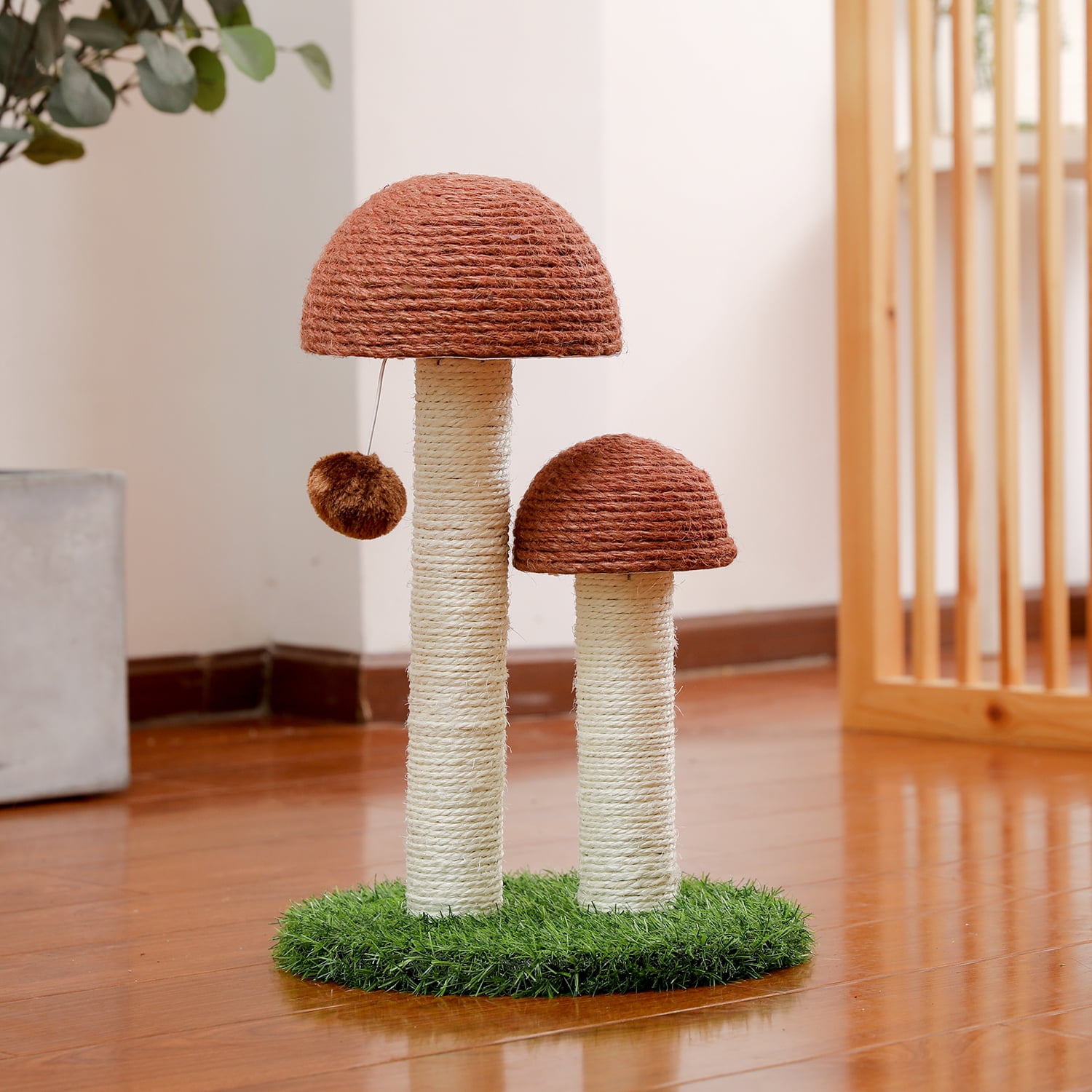 Mushroom Cat Scratching Post by PAWZ Road