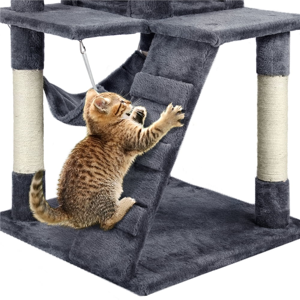 Gray 51-in Cat Tree Condo Tower