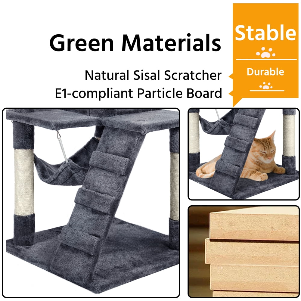 Gray 51-in Cat Tree Condo Tower