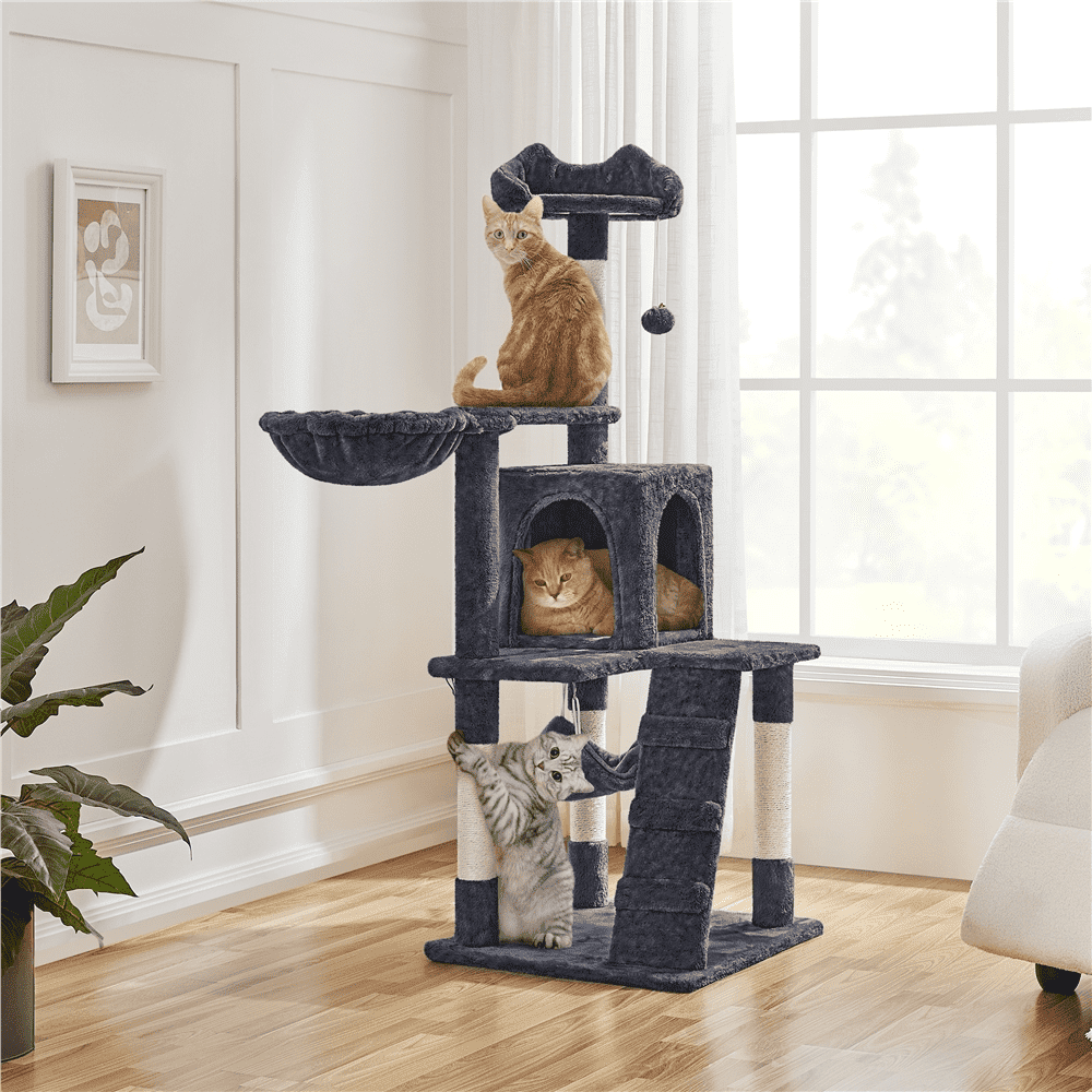 Gray 51-in Cat Tree Condo Tower