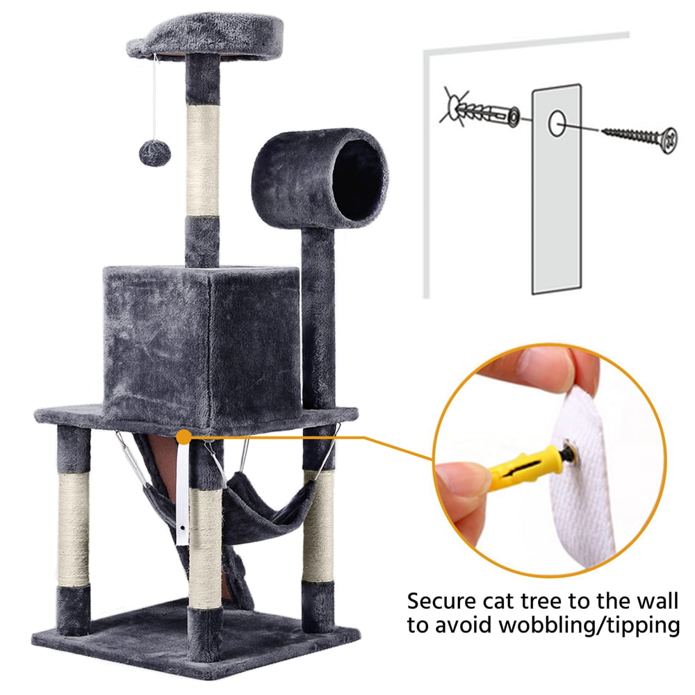 Gray 51-in Cat Tree Condo Tower