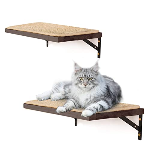 Cat Wall Shelves with Sisal and Cushion
