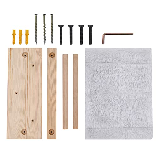 Wall-Mounted Cat Hammock & Shelf Combo