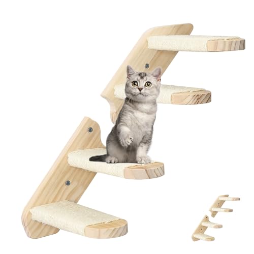 Reversible Wall-mounted Cat Climbing Steps