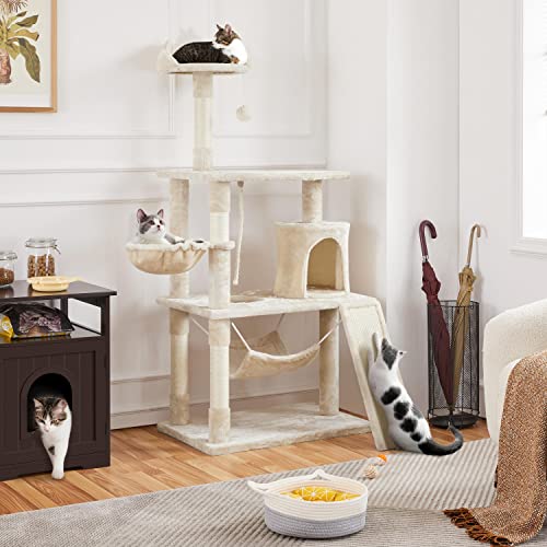 Extra Large Cat Tree with Hammock & Scratching Post