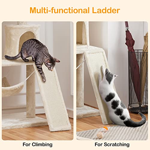 Extra Large Cat Tree with Hammock & Scratching Post