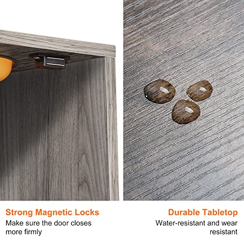 Modern Cat Tower with Litter Box and Food Station