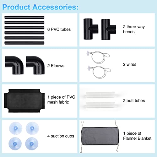 Large window hammock for indoor cats