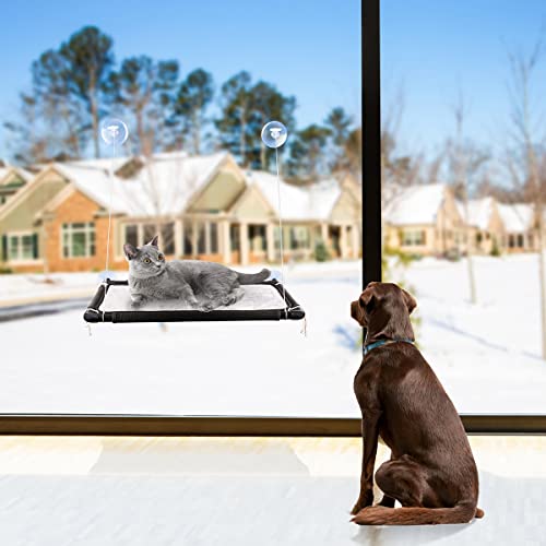 Large window hammock for indoor cats