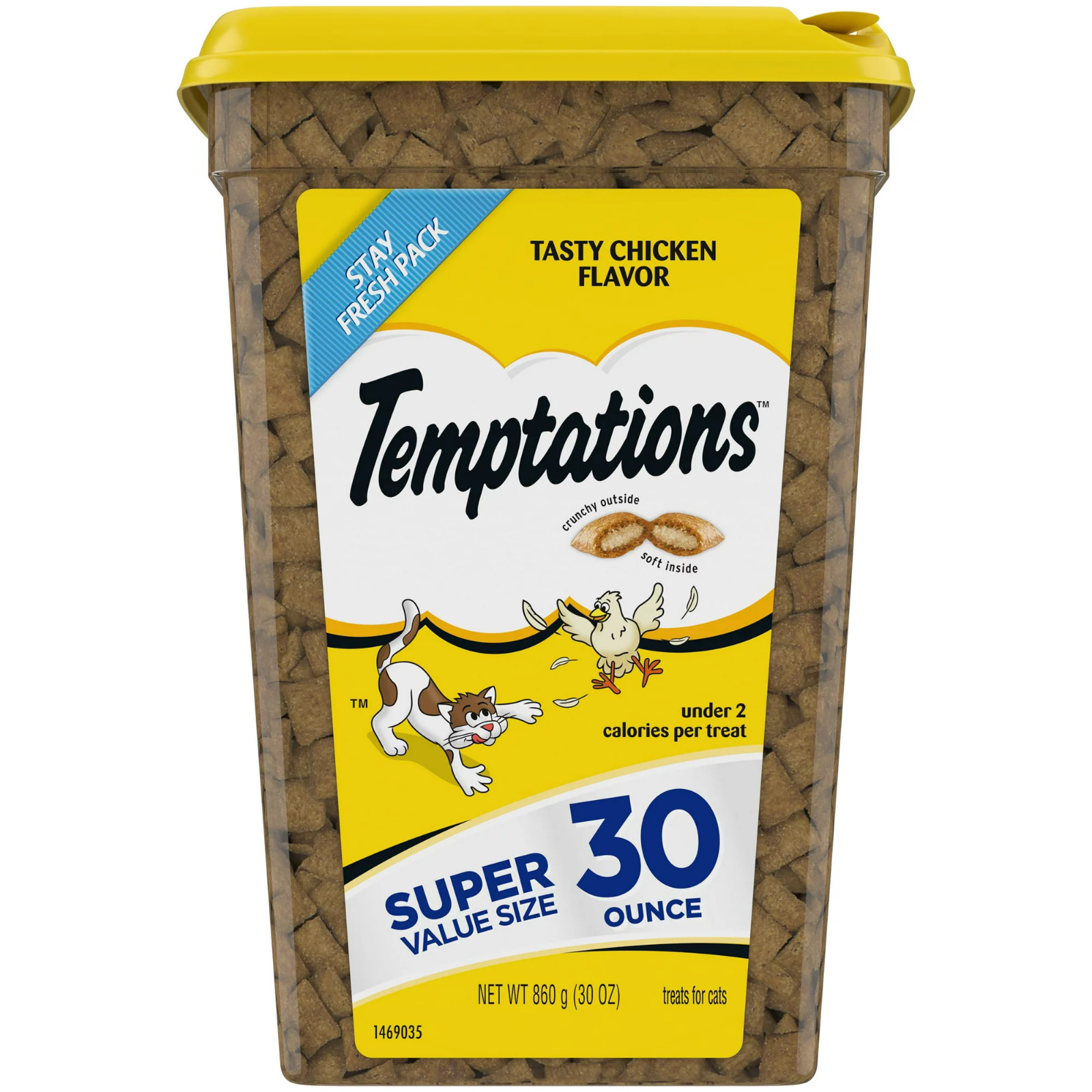 Tasty Chicken TEMPTATIONS Cat Treats, 30 oz