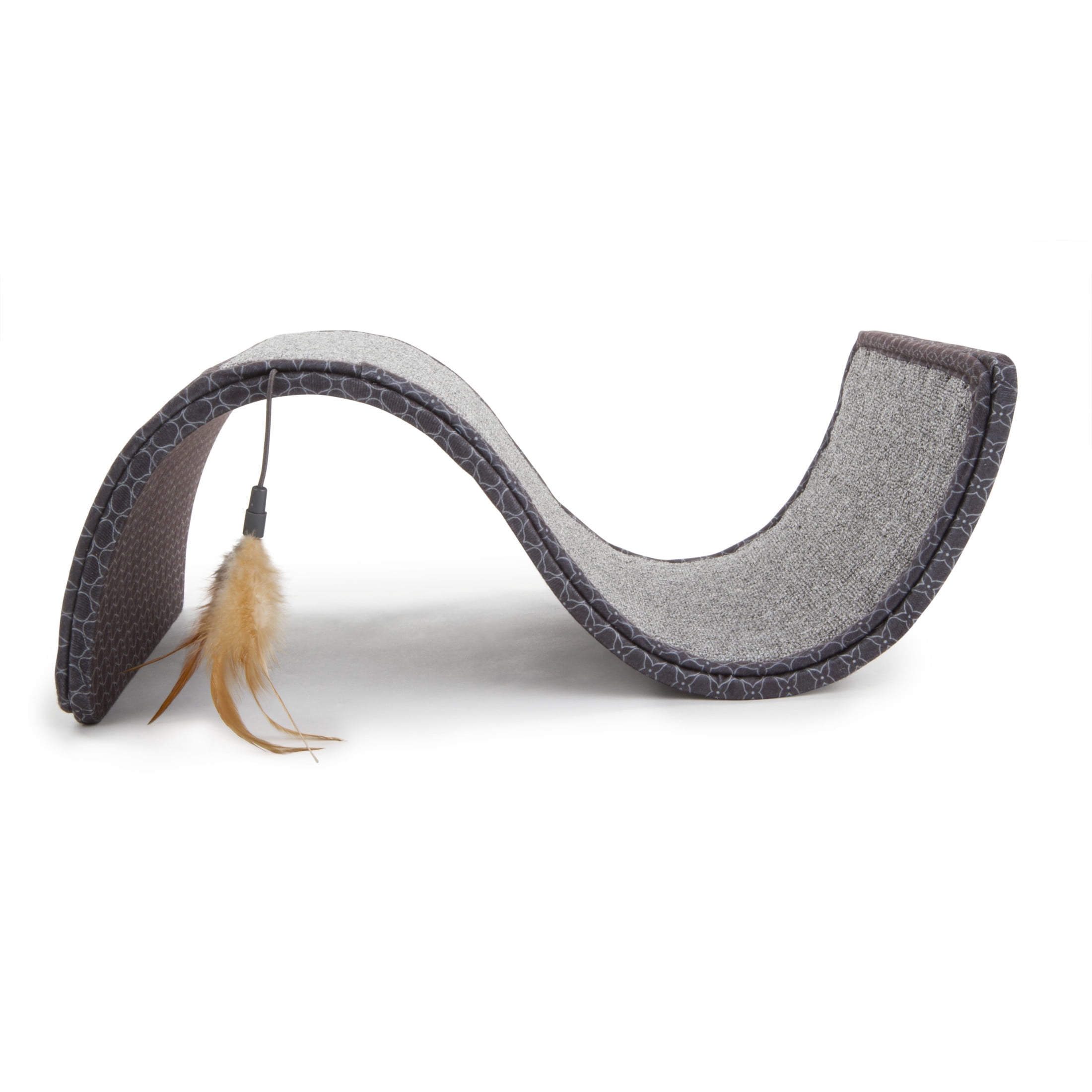 Feathered Cat Scratcher & Lounger Combo