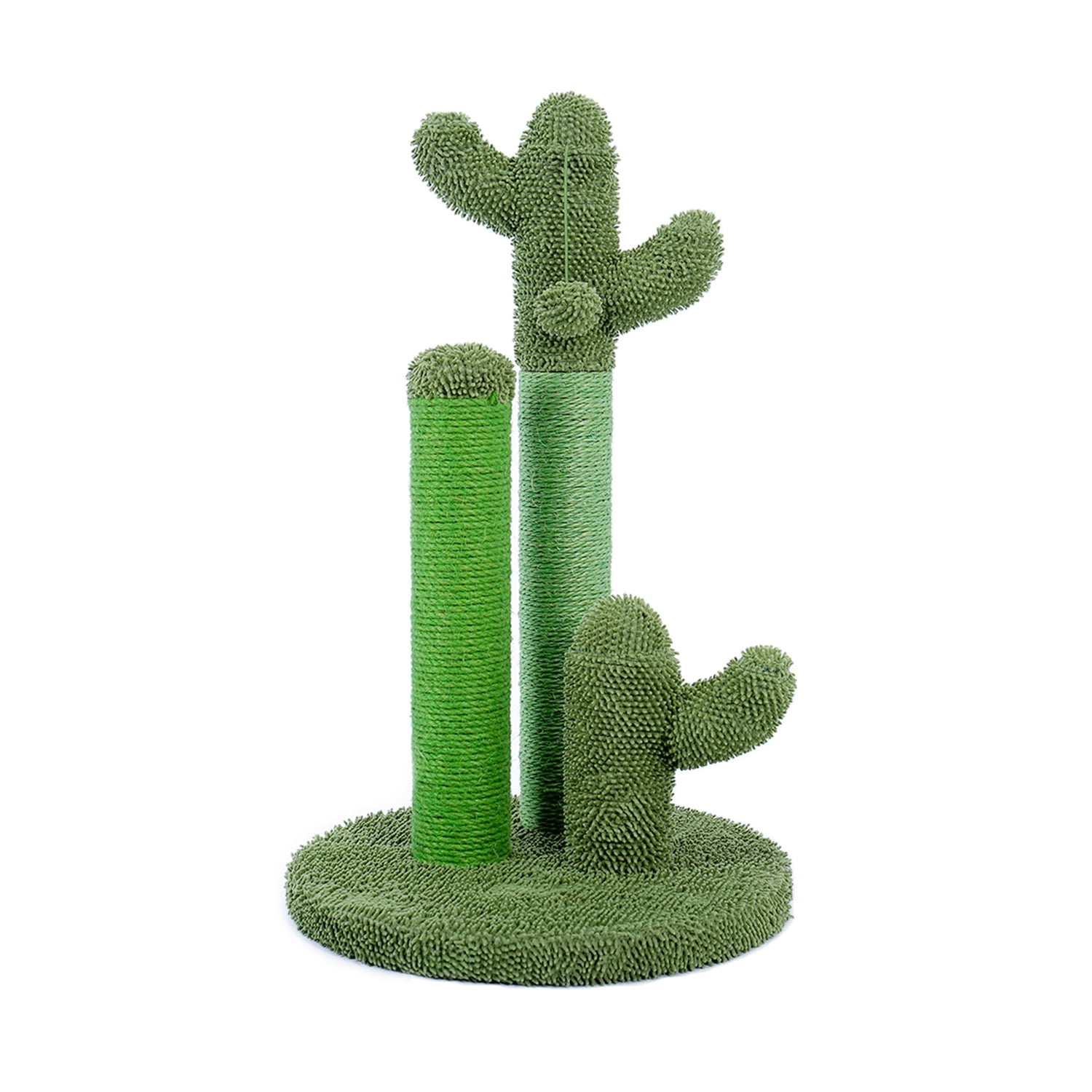 Green Cactus Cat Scratching Post - Medium