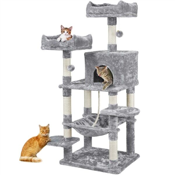 Large Cat Tree Tower for Playful Felines