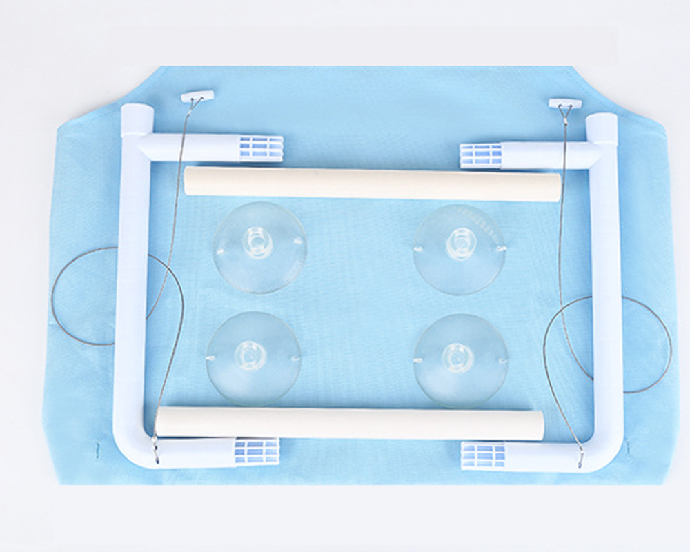 Window-mounted Cat Hammock Bed