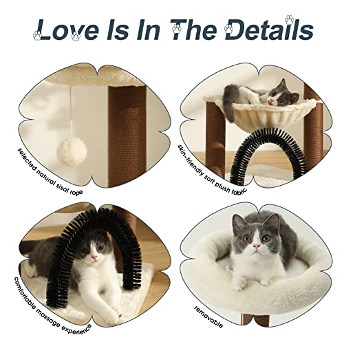 HOOPET Multi-Level Cat Tree with Scratching Posts