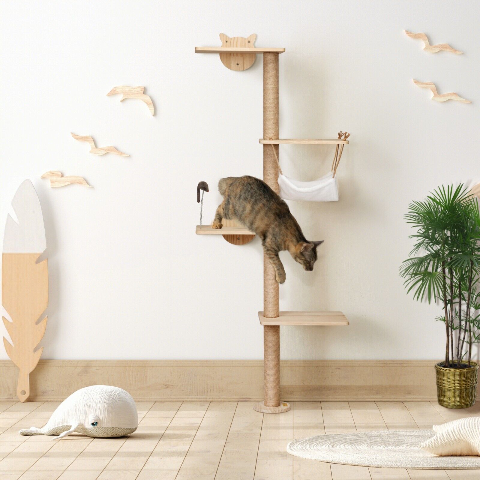 Cat Wall Shelves and Climbing Tree