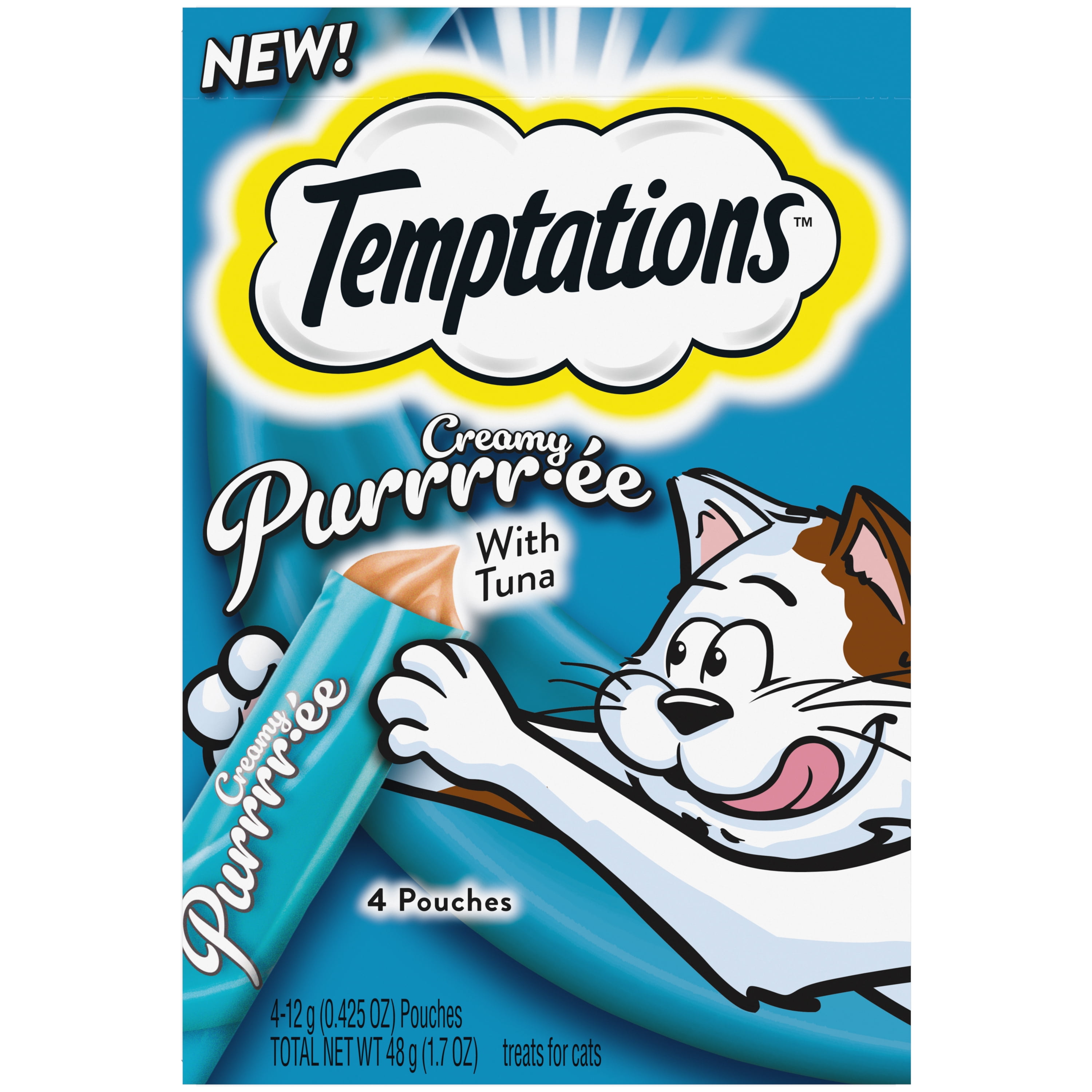 Temptations Tuna Topper for Cats (4-pack)