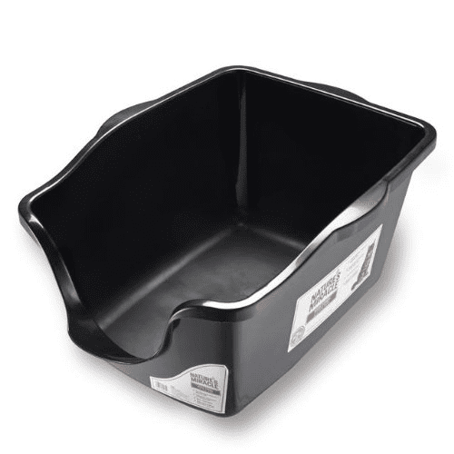 High-Sided Cat Litter Box with Easy-Clean Spout