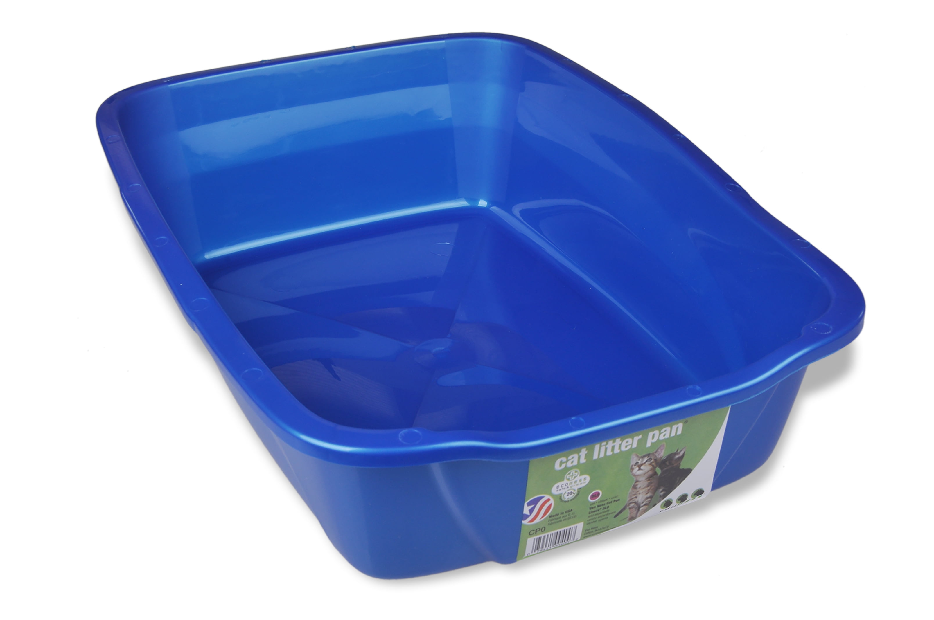 Small Cat Litter Pan: Color Varies