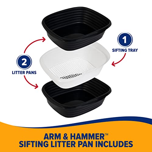 Large Sifting Litter Box with Odor Control