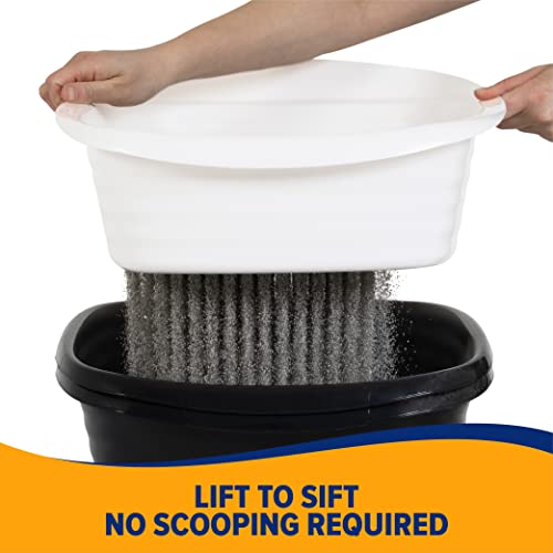 Large Sifting Litter Box with Odor Control
