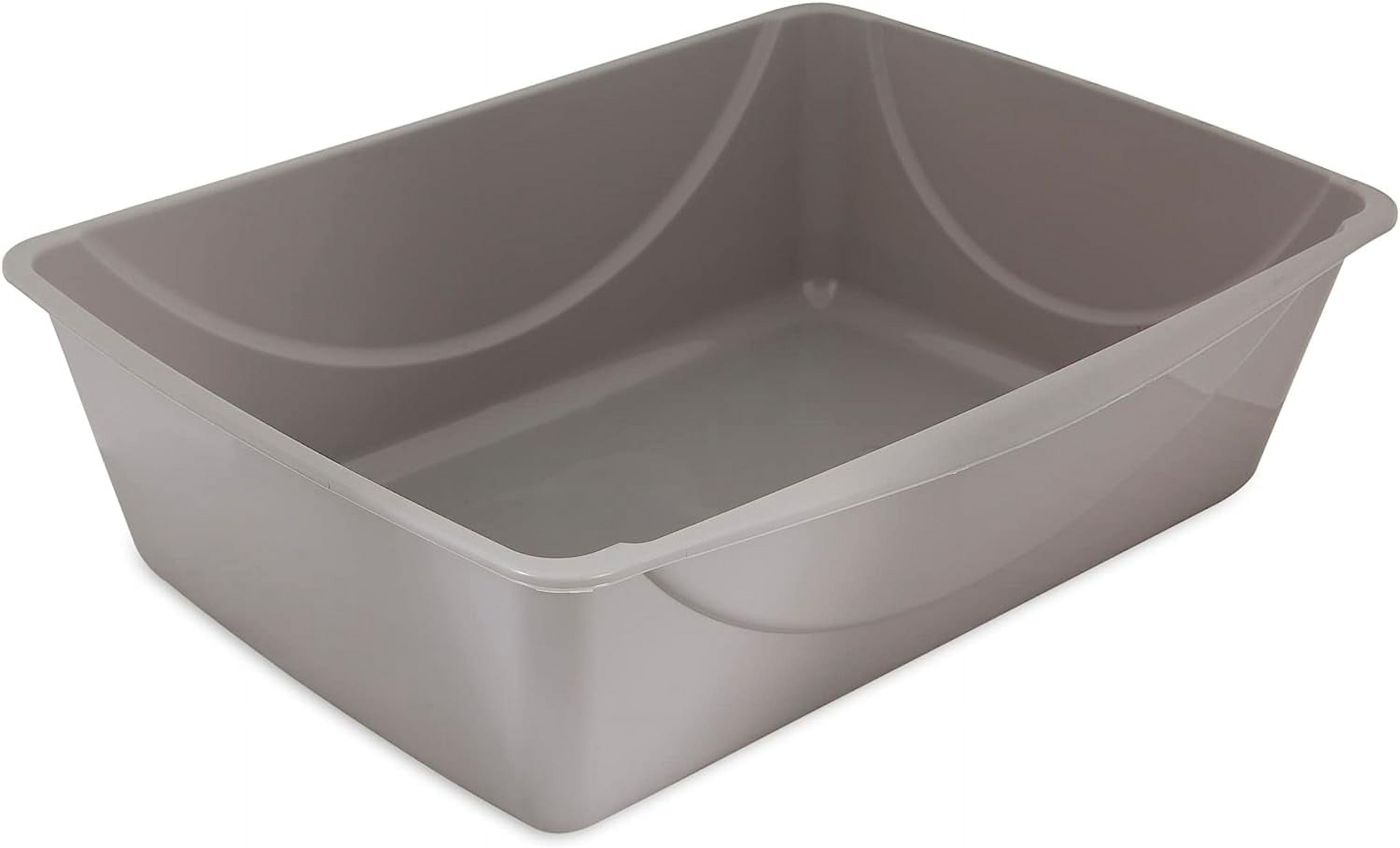 Jumbo Gray Cat Litter Box by Petmate