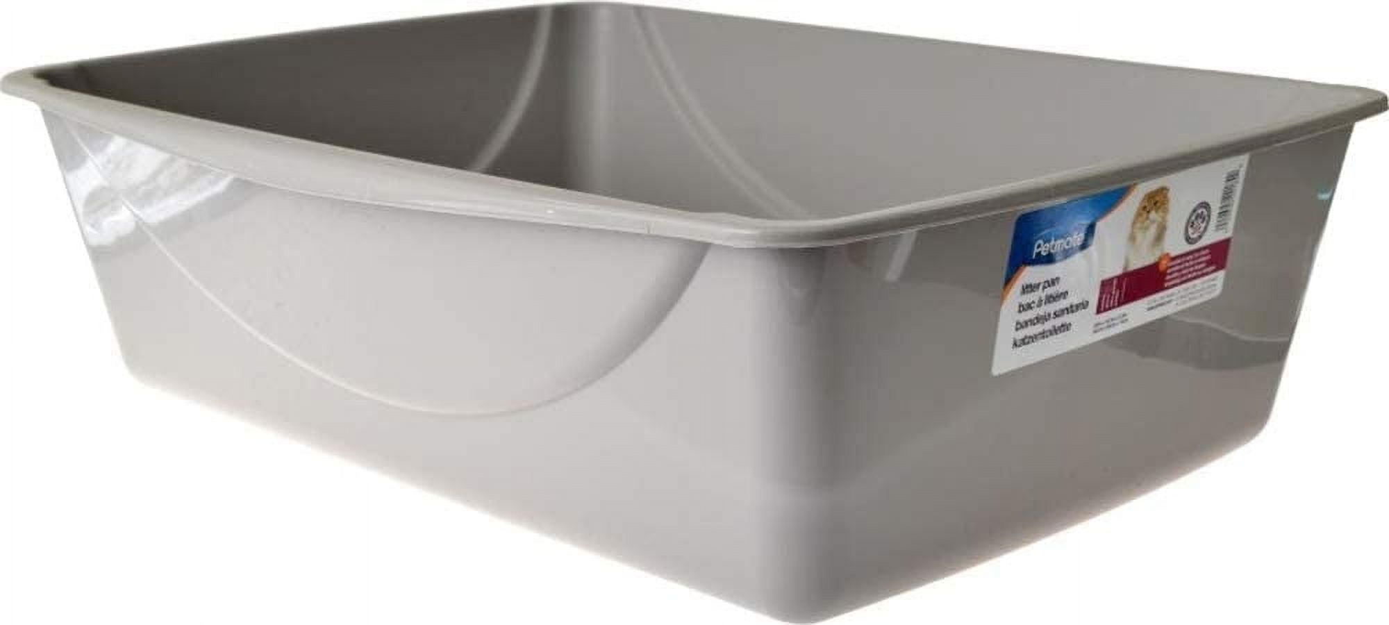 Jumbo Gray Cat Litter Box by Petmate