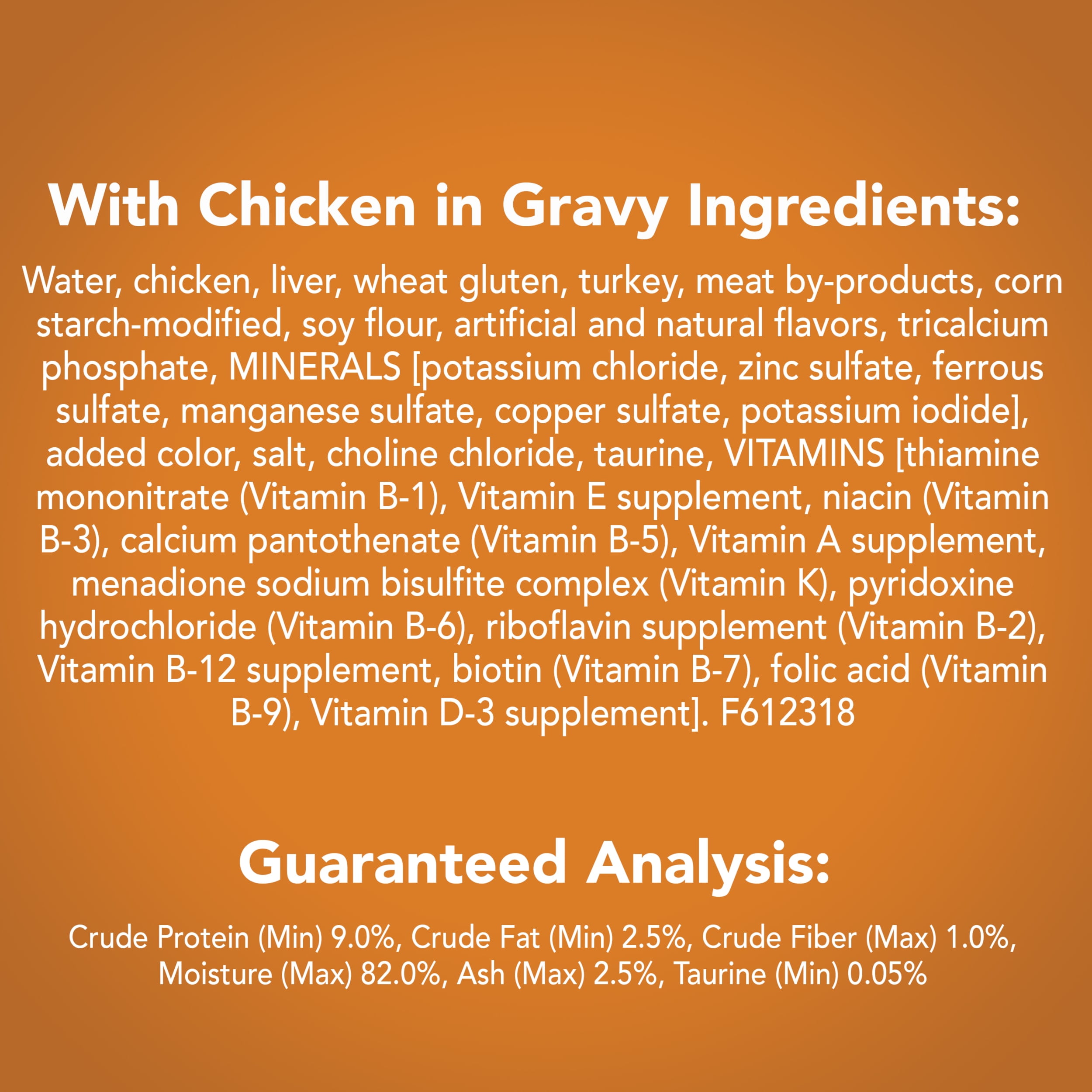 Friskies Chicken Shreds in Gravy Cat Food Can