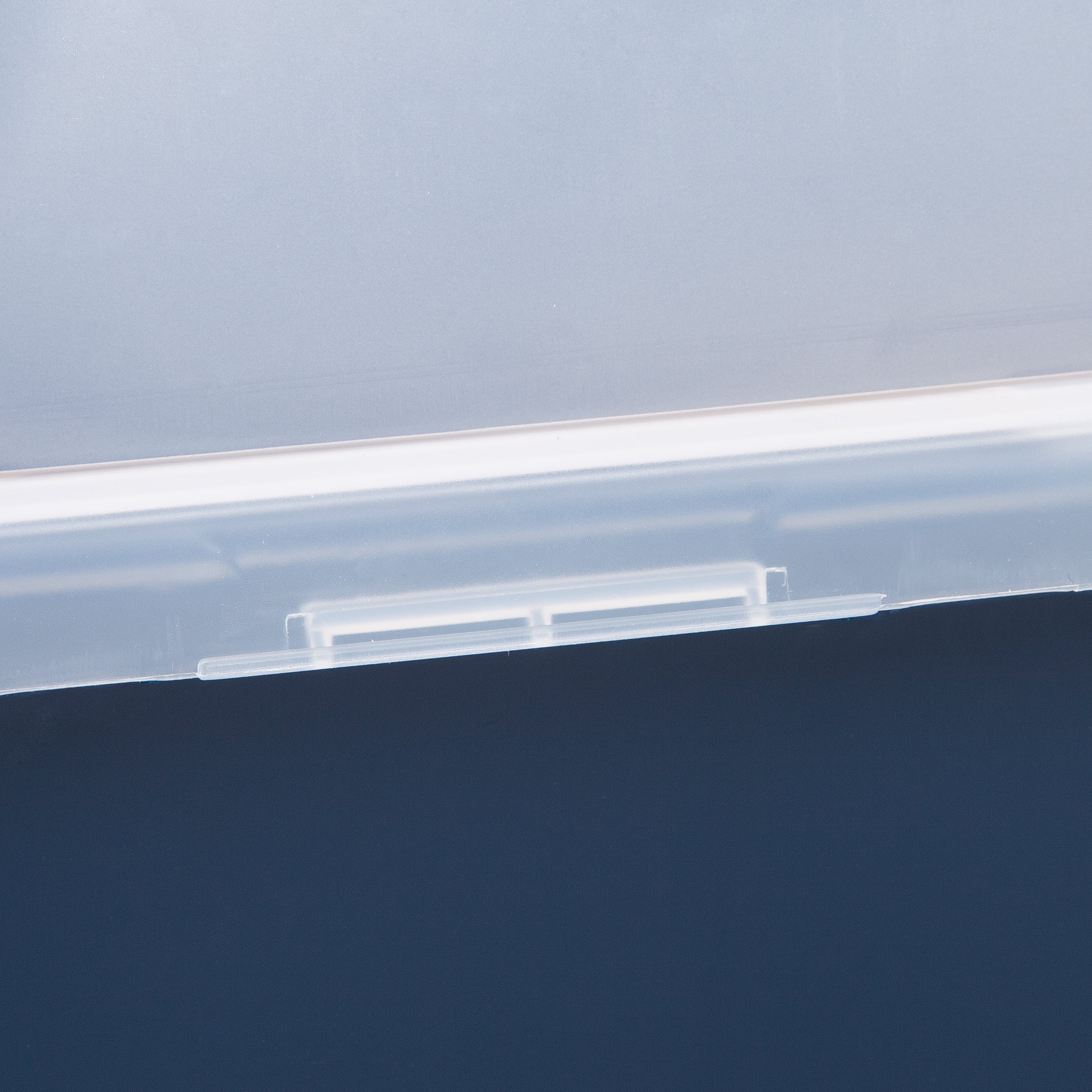 Navy Cat Litter Box with Shield by IRIS