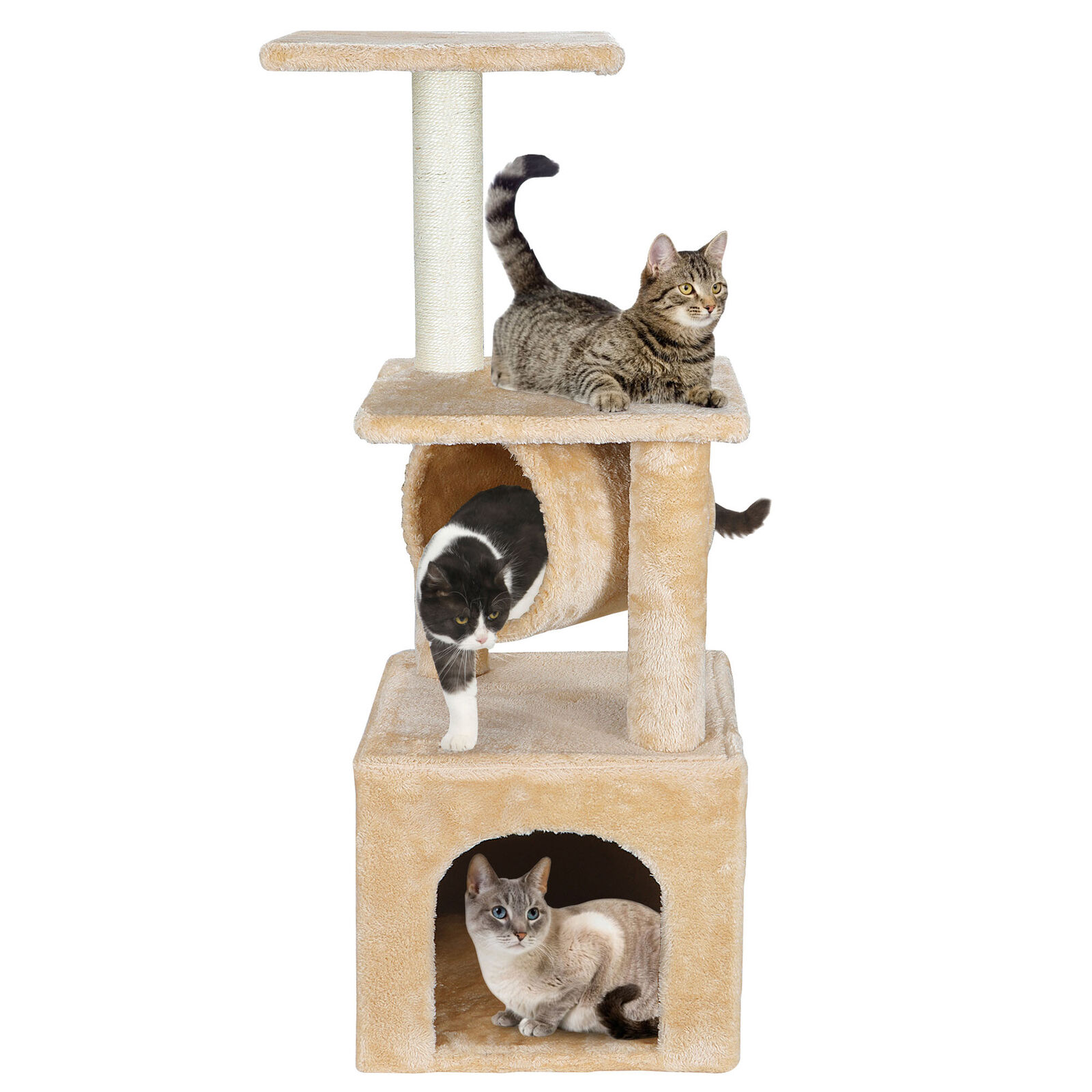 36'' Cat Tree Scratching Post Condo Furniture