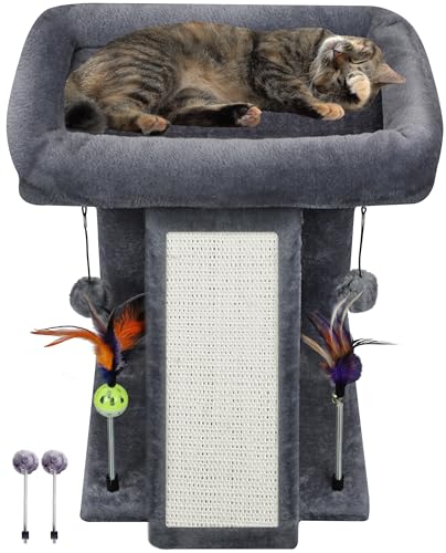 TINWEI Cat Tree and Condo with Hammock