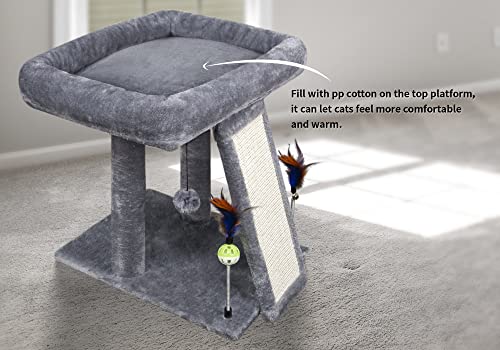 TINWEI Cat Tree and Condo with Hammock
