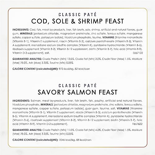 Fancy Feast Seafood Pate Variety Pack (24 cans)