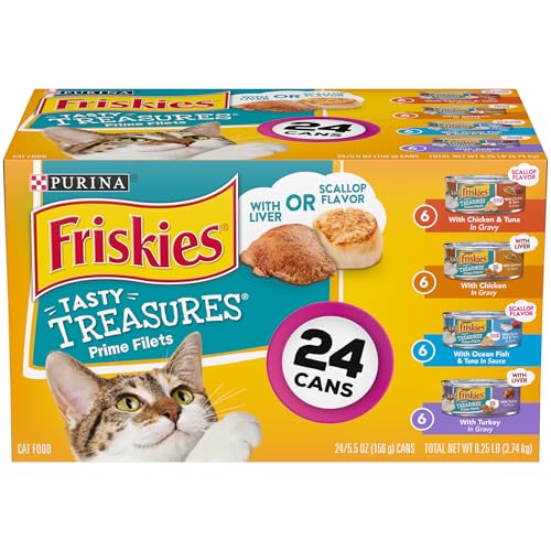 Friskies Tasty Treasures Wet Cat Food Variety Pack