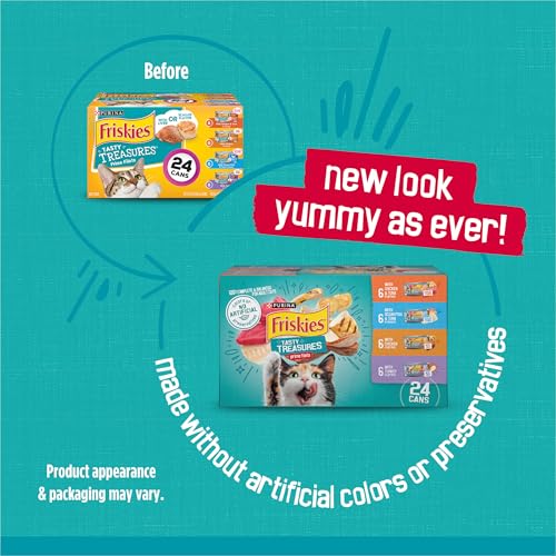 Friskies Tasty Treasures Wet Cat Food Variety Pack