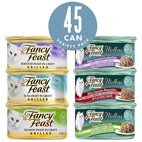 Fancy Feast Cat Food Variety Pack - (45) cans