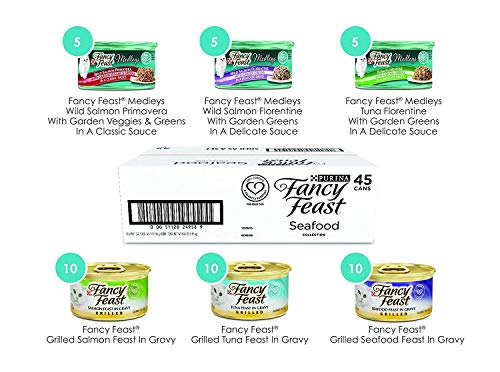Fancy Feast Cat Food Variety Pack - (45) cans