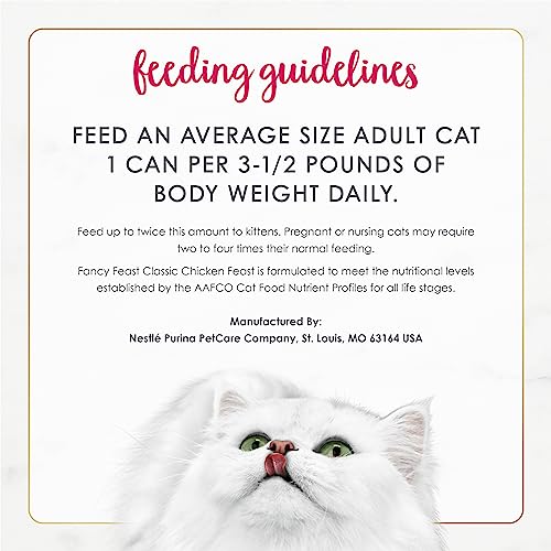 Fancy Feast Chicken Pate - 24 cans x 3 oz