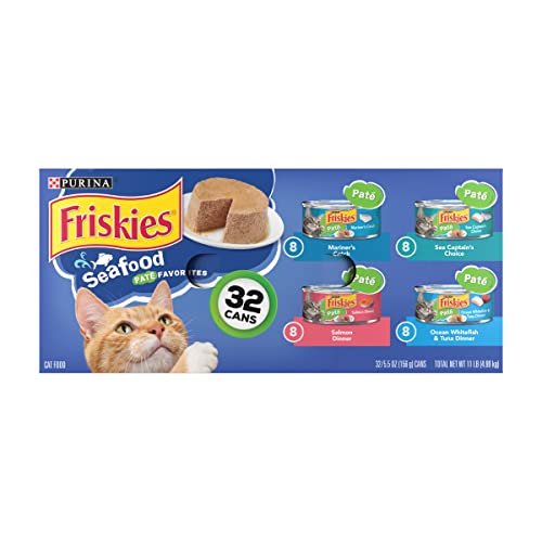 Friskies Seafood Variety Pack, 32 Cans