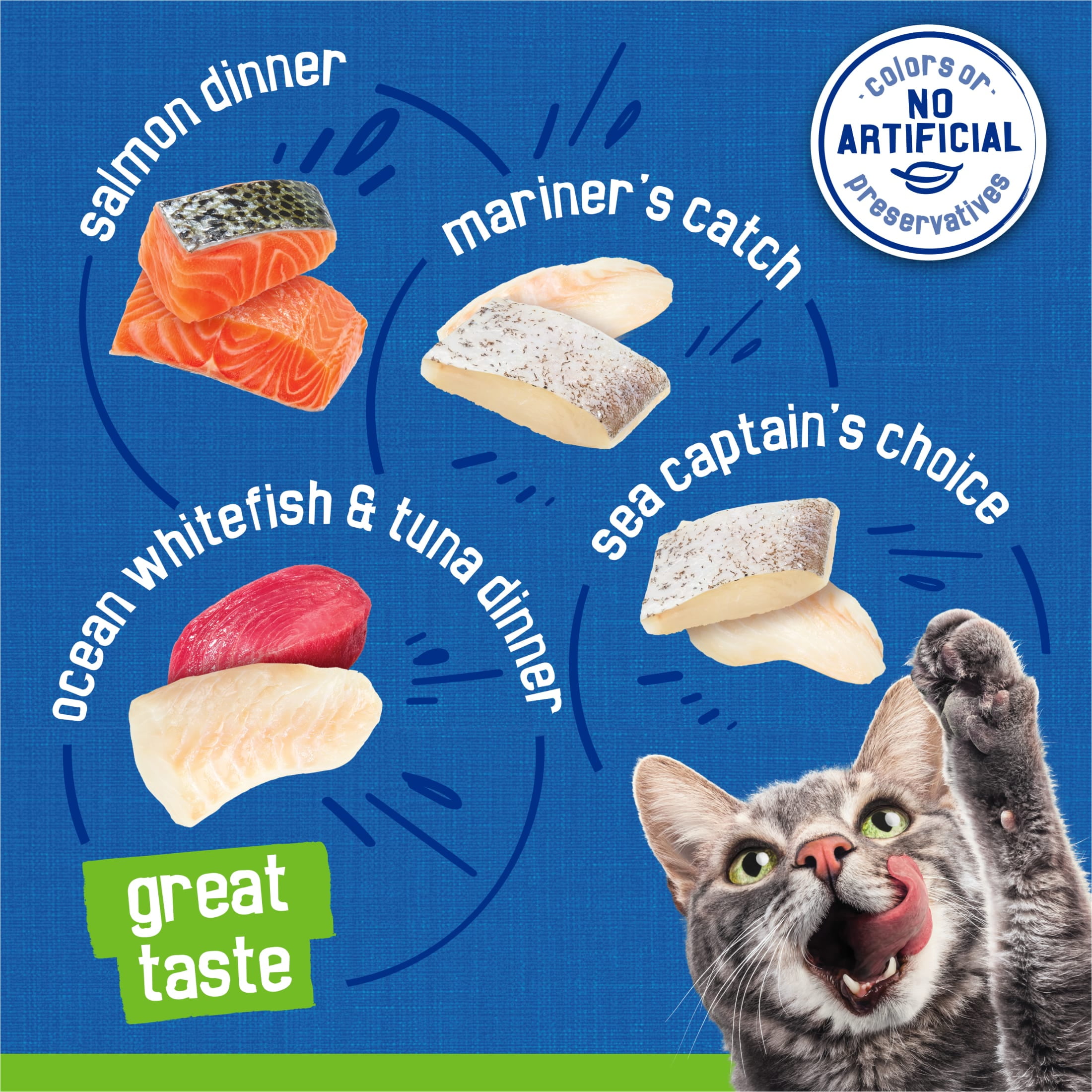 Friskies Seafood Variety Pack, 32 Cans