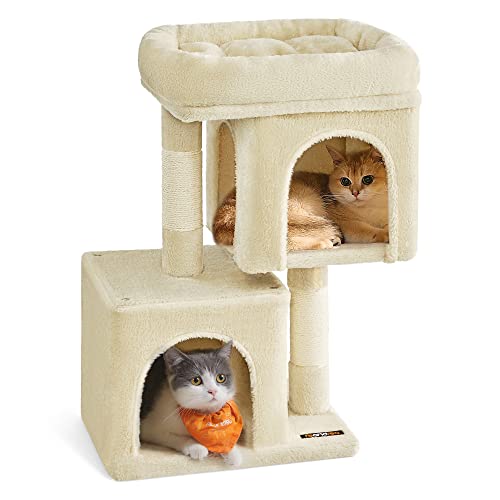 26.4-Inch Feandrea Beige Cat Tree