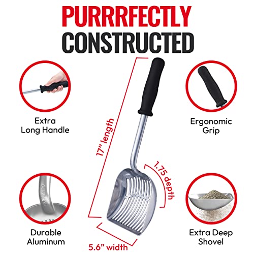 Long-Handled Monster Cat Litter Scooper