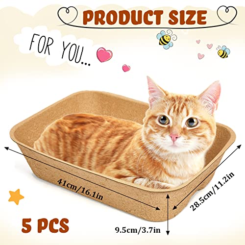 Small Cat Litter Tray Pack of 5