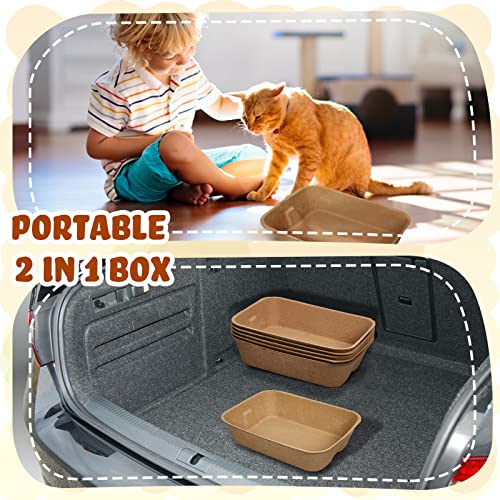 Small Cat Litter Tray Pack of 5