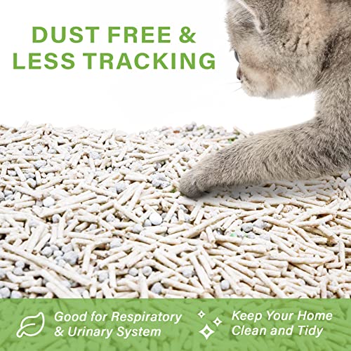 6-in-1 Milk-flavored Cat Litter, 12LB (2 Pack)