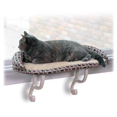 K&H Deluxe Cat Window Bed with Bolster