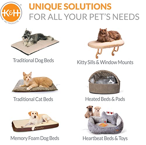 K&H Deluxe Cat Window Bed with Bolster