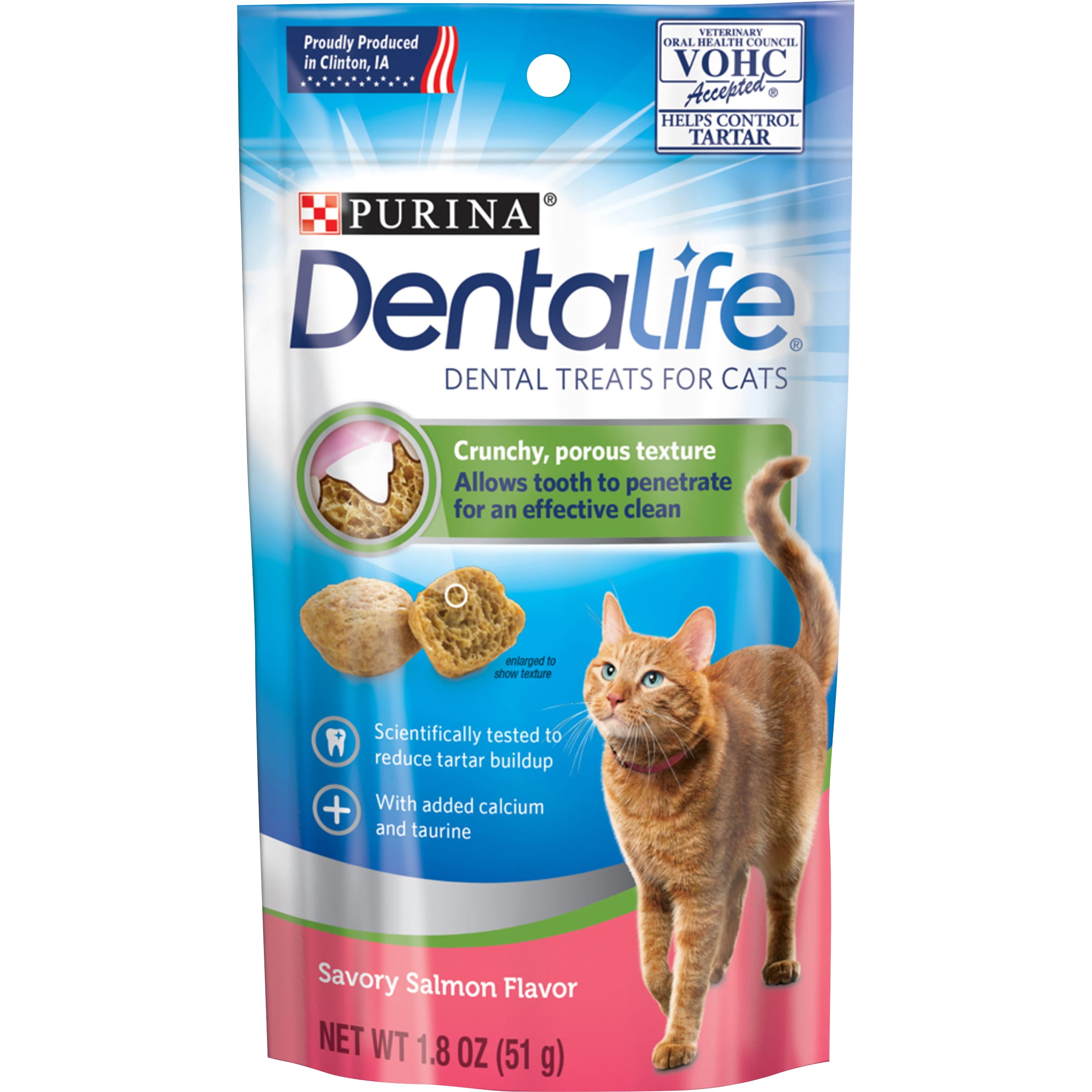 Savory Salmon Flavor Cat Dental Treats